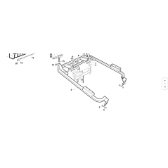 TELAIO PERIMETRALE ORIGINALE KUBOTA GIANNI FERRARI 95062130000 | Newgardenstore.eu