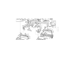 CHARIOT AVANT DROIT COMPLÈTEMENT PEINT ORIGINAL KUBOTA GIANNI FERRARI 95117110000