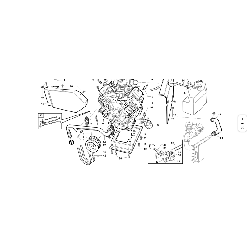 COLLETTORE SCARICO B&S COMP. CATAFORESI ORIGINALE KUBOTA GIANNI FERRARI 95332000005