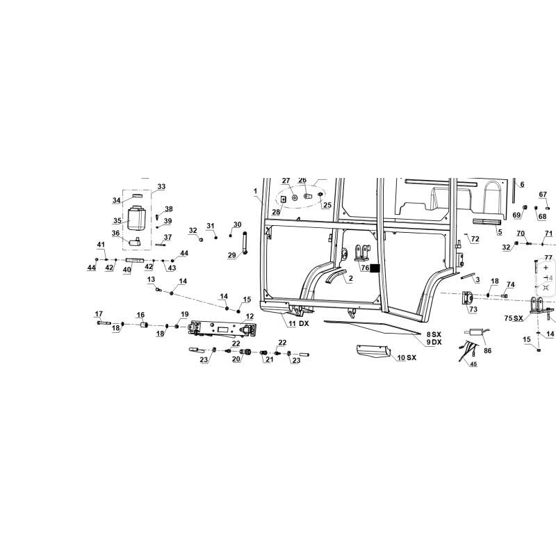 ORIGINAL KUBOTA GIANNI FERRARI WEIBLICHE HEIZUNG SCHNELLKUPPLUNG 95187100023