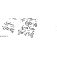 COMPLETE LEFT BLADE SUPPORT ZNT ORIGINAL KUBOTA GIANNI FERRARI 95117140000