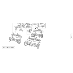 CENTRAL BLADE SUPPORT COMPL. ZNT ORIGINAL KUBOTA GIANNI FERRARI 95117150000