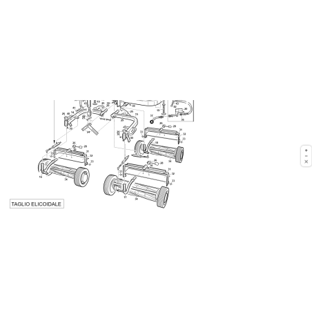 SUPPORT DE LAME CENTRAL COMPL. ZNT ORIGINAL KUBOTA GIANNI FERRARI 95117150000 | Newgardenstore.eu