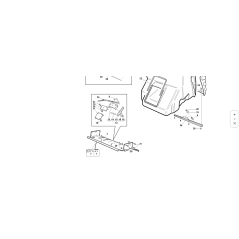 ORIGINAL KUBOTA GIANNI FERRARI KOMPLETTE KORBHALTERUNG 94500270000