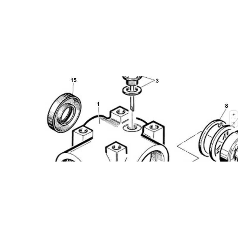 SCATOLA 2 USCITE PER INGR.RINFORZ. ORIGINALE KUBOTA GIANNI FERRARI 00777304703