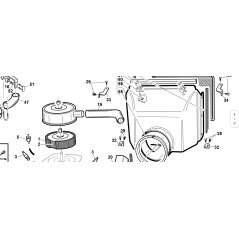 ORIGINAL KOHLER FILTERROHR KUBOTA GIANNI FERRARI 95103000007