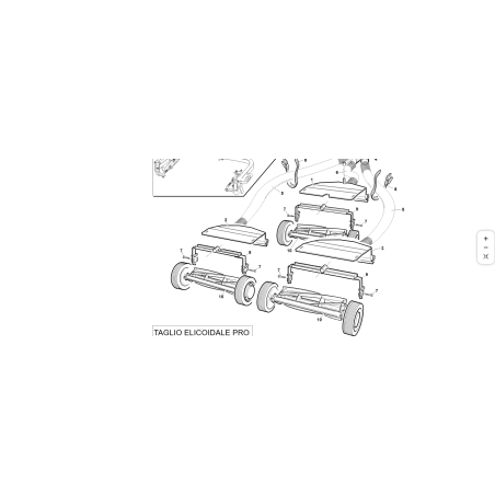 TRANSPORTADOR DE RECOGIDA ORIGINAL KUBOTA GIANNI FERRARI 95127120000 RH | Newgardenstore.eu