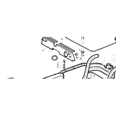 LAMIERA PROTEZIONE MOTORE COMPL. ORIGINALE KUBOTA GIANNI FERRARI PC95042260000