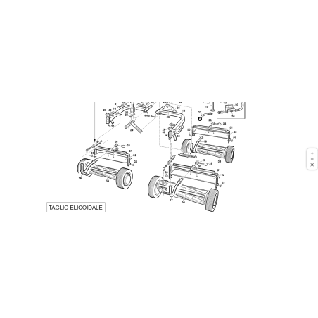 COMPLETE PAINTED ROLLER PROTECTION, ORIGINAL KUBOTA GIANNI FERRARI 95117200000 | Newgardenstore.eu