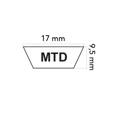 Cinghia trattorino rasaerba MTD H180 42" 754-0338 613338 | Newgardenstore.eu