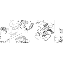 CABLE PARA FARO DELANTERO IZQUIERDO ORIGINAL KUBOTA GIANNI FERRARI 95162201101 | Newgardenstore.eu