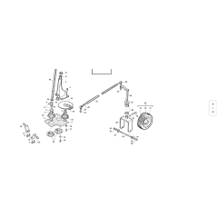 BIELLETTE DE DIRECTION COMPLÈTE ORIGINALE KUBOTA GIANNI FERRARI PZ95042161100 | Newgardenstore.eu