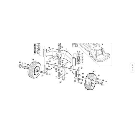 4R LENKRÜCKLAUFHEBEL KOMPL.ZNT ORIGINAL KUBOTA GIANNI FERRARI PZ95559110000 | Newgardenstore.eu