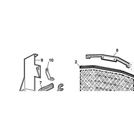 ABRI THERMIQUE ORIGINAL KUBOTA GIANNI FERRARI PC95545000001 | Newgardenstore.eu