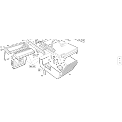 RETE CESTO APRIBILE SX ORIGINALE KUBOTA GIANNI FERRARI PV95550000013