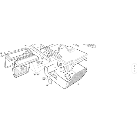 RETE CESTO APRIBILE SX ORIGINALE KUBOTA GIANNI FERRARI PV95550000013 | Newgardenstore.eu