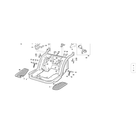 ANGOLARE FISSAGGIO SERBATOIO COMP. ORIGINALE KUBOTA GIANNI FERRARI 94500620000 | Newgardenstore.eu