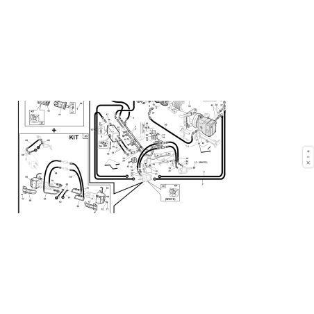 AFFICHE DE SUPPORT DE ROUE DE TUYAU DE MOTEUR ORIGINALE KUBOTA GIANNI FERRARI 95303000008 ZNT | Newgardenstore.eu