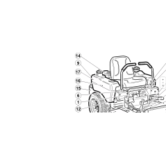 AUTOCOLLANT ORIGINAL KUBOTA GIANNI FERRARI SRZ-151 00555200224 | Newgardenstore.eu