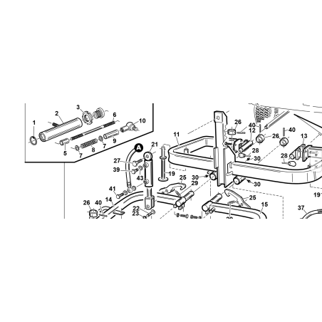 TUBO LUNGO CILINDRO MECCANICO ORIGINALE KUBOTA GIANNI FERRARI 95042230003 | Newgardenstore.eu