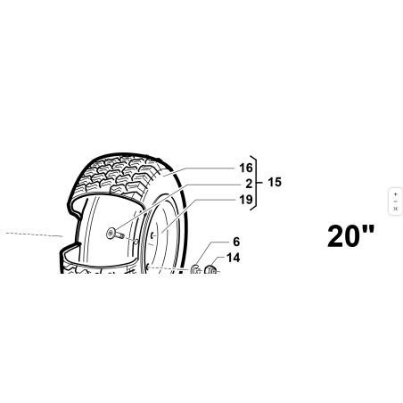20X10.00-8 RUEDA COMPLETA ORIGINAL KUBOTA GIANNI FERRARI 95318100000 | Newgardenstore.eu