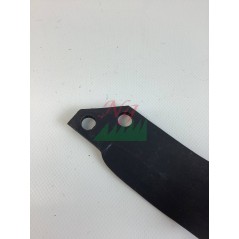 Right curved hoe hole 10.5mm center distance 27mm plate 40x6mm SEP VALPADANA 55362 | Newgardenstore.eu