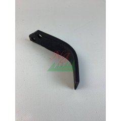 Right curved hoe hole 10.5mm center distance 27mm plate 40x6mm SEP VALPADANA 55362 | Newgardenstore.eu