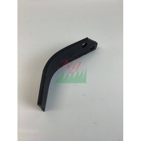 Left curved hoe hole 10.5mm center distance 27mm plate 40x6mm SAP VALPADANA 55376 | Newgardenstore.eu