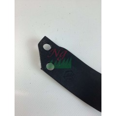 Left curved hoe hole 10.5mm center distance 27mm plate 40x6mm SAP VALPADANA 55376 | Newgardenstore.eu