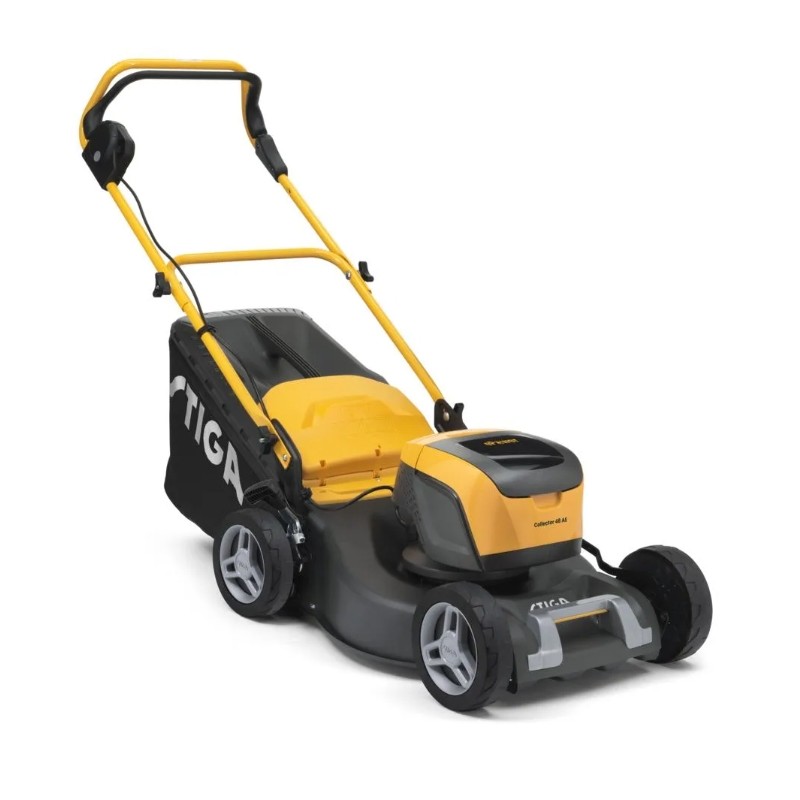 Kit tondeuse à gazon à batterie STIGA COLLECTOR 48 AE 48 V, largeur de coupe 46 cm
