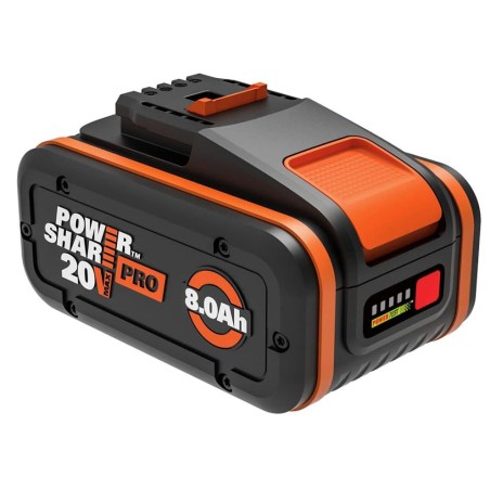 WA3648 - Worx 20 V 8 Ah lithium battery | Newgardenstore.eu