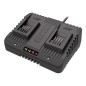 WA3772 - Caricabatterie doppia postazione 20 V Worx