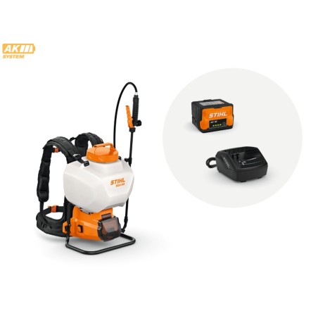 STIHL SGA 60 36V battery-powered sprayer, 15L container capacity, 4 bar pressure
