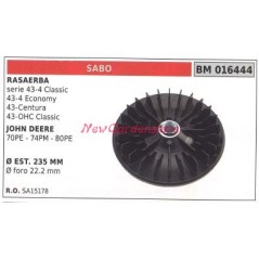 Blade hub fan for lawn tractor lawnmower mower SERIES 43 SABO 016444