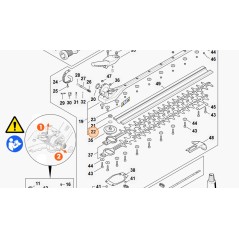 Anello di sicurezza 19x1 tagliasiepi ORIGINALE STIHL 94566212000 9456-621-2000 | Newgardenstore.eu