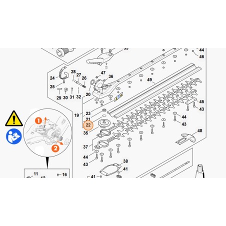 Anello di sicurezza 19x1 tagliasiepi ORIGINALE STIHL 94566212000 9456-621-2000 | Newgardenstore.eu