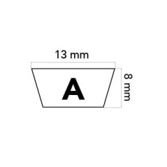 Courroie de tracteur de pelouse tondeuse A100 2590 mm 640100