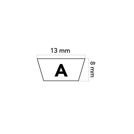 Courroie de tracteur de pelouse tondeuse A100 2590 mm 640100