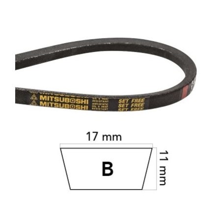 CANYCOM lawn tractor lawn mower belt B23 654 mm 650023