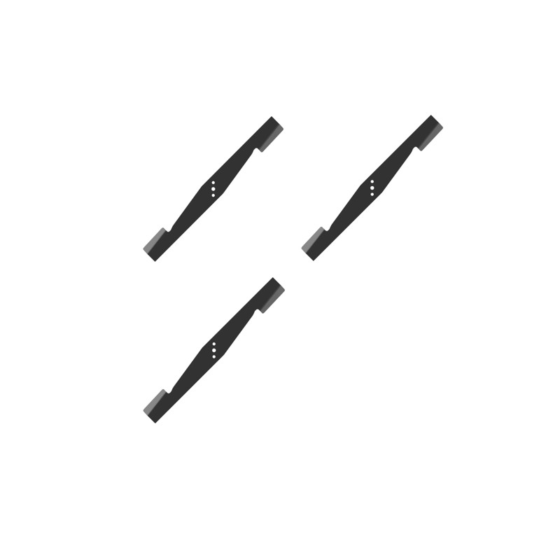 Set of 3 finned blades robot lawnmower MOWRATOR length 53 cm MRLHL