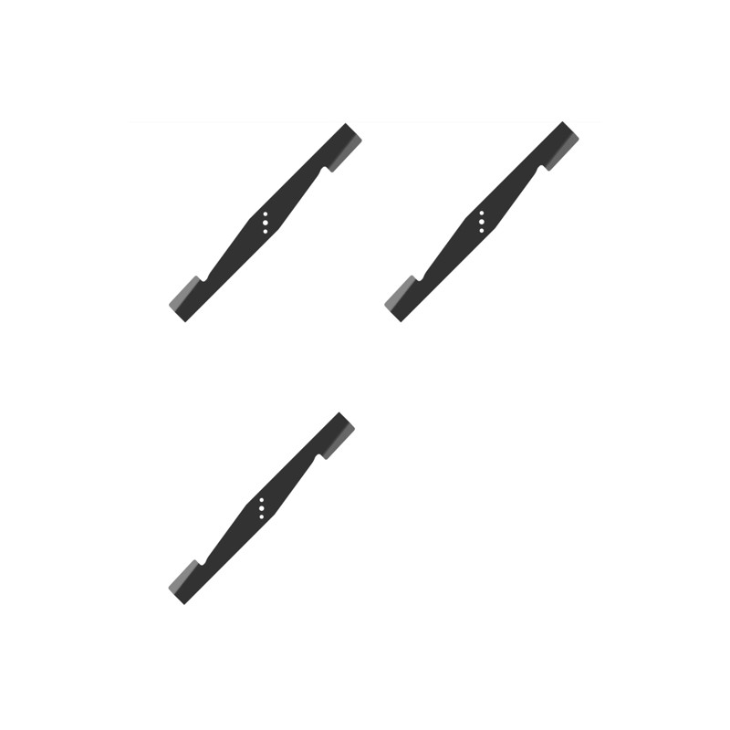 Ensemble de 3 lames auto-affûtantes à ailettes pour tondeuse robot MOWRATOR MRLSPHL
