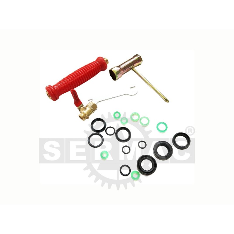 ACCESSORY KIT WITH HANDLE, BALL VALVE AND OIL SEAL C50-100 ORIGINAL PRO.TOP
