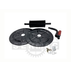 Kit d'enrouleur de tuyau PRO.TOP ORIGINAL (sans tuyau) pour brouette de pulvérisateur C50-004