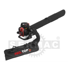 PRO.TOP B-25.05 25.4cc petrol blower vacuum with bag included