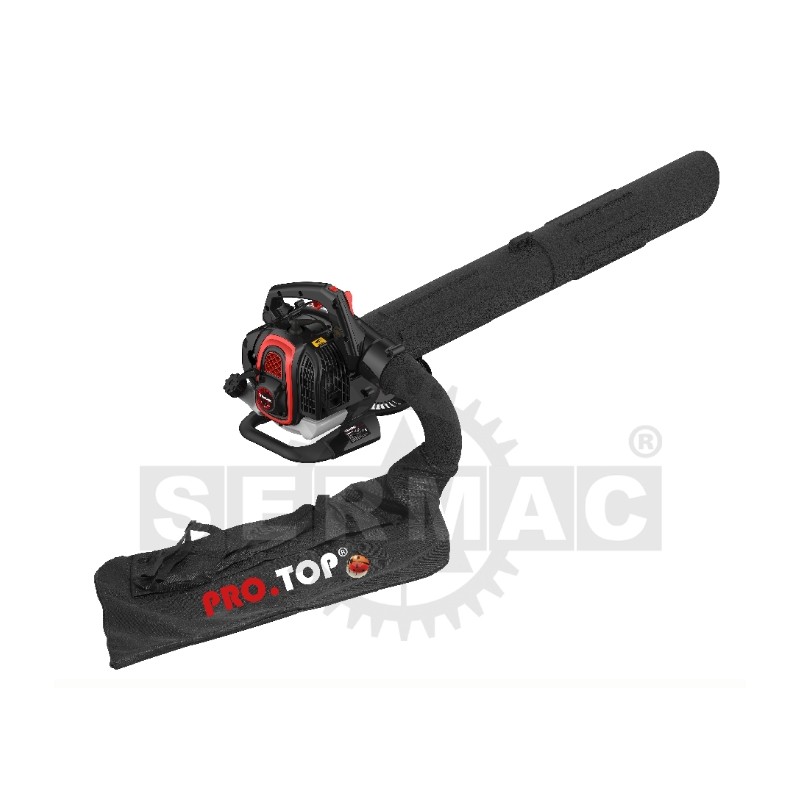 PRO.TOP B-25.05 25.4cc petrol blower vacuum with bag included