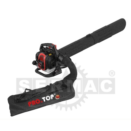 Aspiradora sopladora de gasolina PRO.TOP B-25.05 de 25,4 cc con bolsa incluida | Newgardenstore.eu