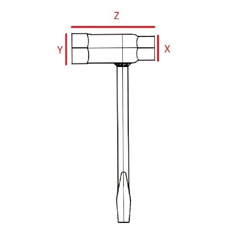 CLÉS MIXTES POUR BOUGIES D'ALLUMAGE 54.120.0062