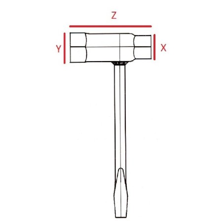 SPARK PLUG COMBINATION WRENCHES 54.120.0077 | Newgardenstore.eu