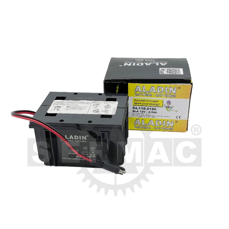 BATERÍA - 12 V - 2,5 AH - GEL SELLADA 54.110.0160