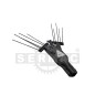 UNIVERSAL BRUSH CUTTERS HEAD (COMPLETE WITH PLASTIC REDUCERS FOR THE POLE - METAL INSERTS TO BE ORDERED SEPARATELY) 54.270.0059